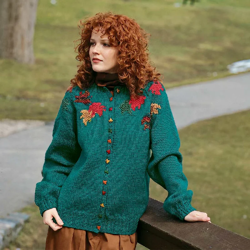 Autumn Leaves Cardigan Pattern