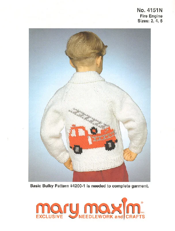 Fire Engine Cardigan Pattern