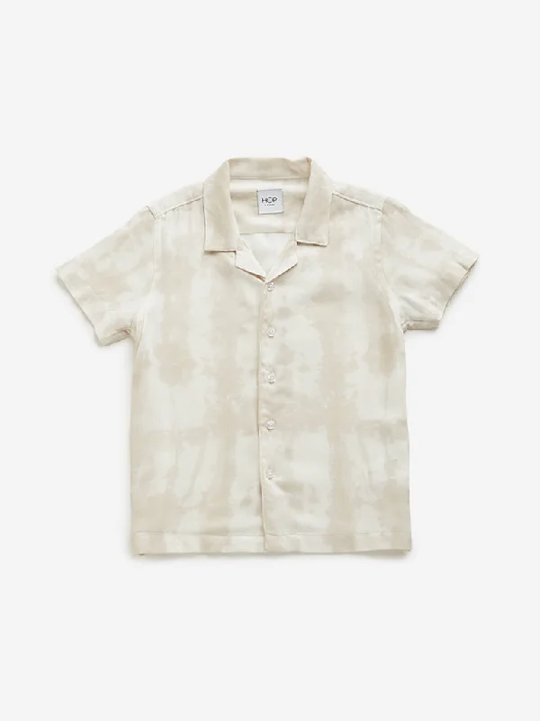 HOP Kids Off-White Abstract Shirt