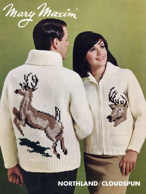 Ladies' and Youths' Whitetail Deer Cardigan Pattern