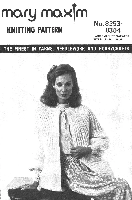 Ladies' Jacket Sweater Pattern