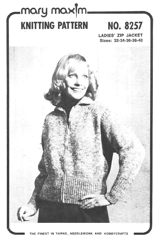 Ladies' Zip Jacket Pattern