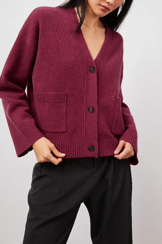 LINDI CARDIGAN - MAGENTA