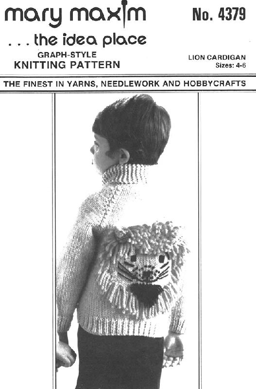 Lion Cardigan Pattern