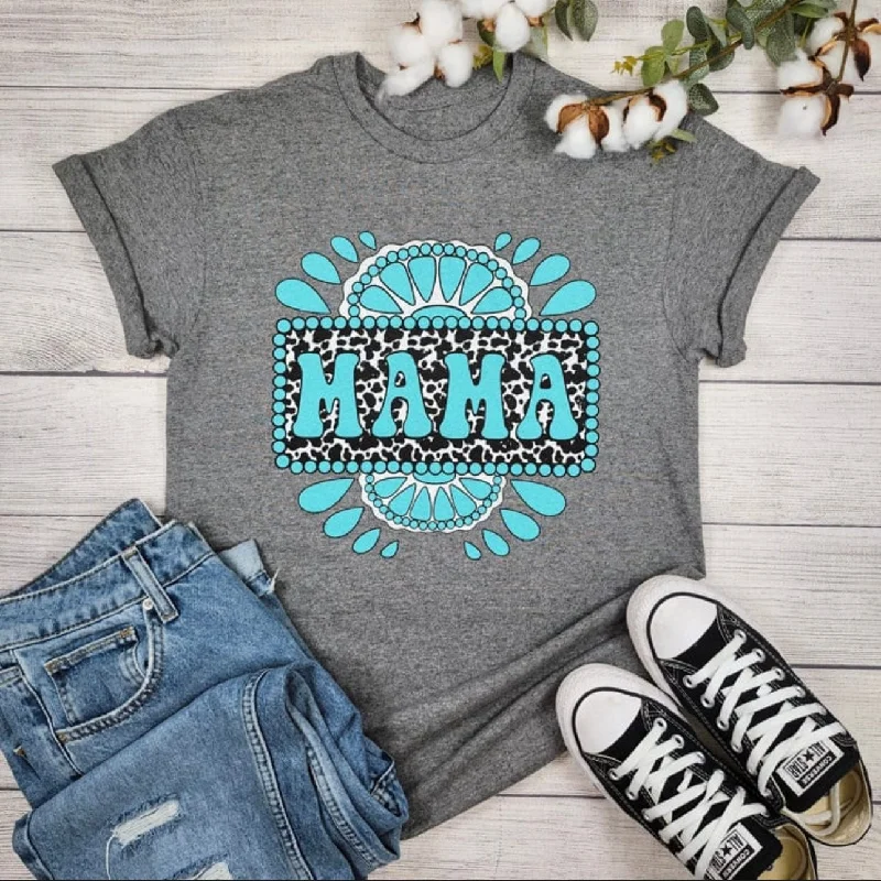 Turquoise Mama Gemstone Graphic Tee