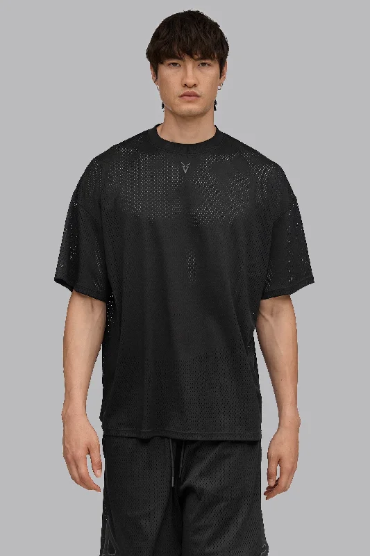 V_NET BASKETBALL T-SHIRT - Black