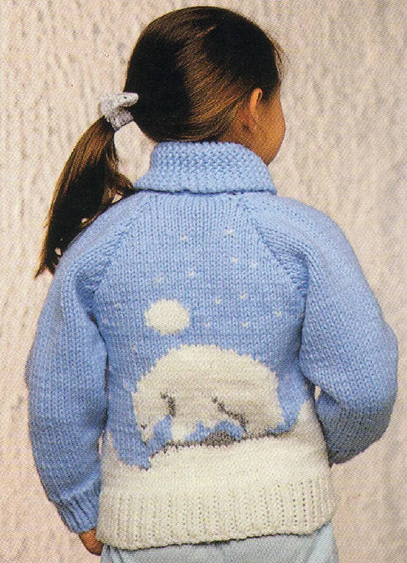 Polar Bear Cardigan Pattern