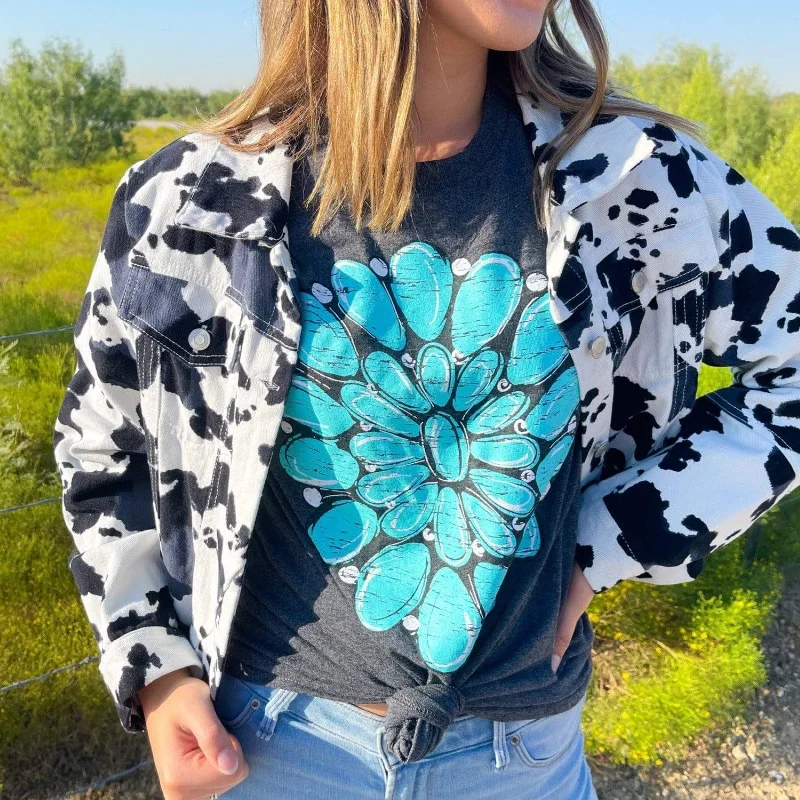 Turquoise Stone Graphic Tee