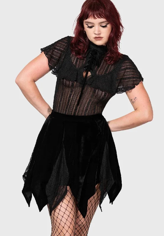 Killstar - Josephine’s Revenge Black - Skirt