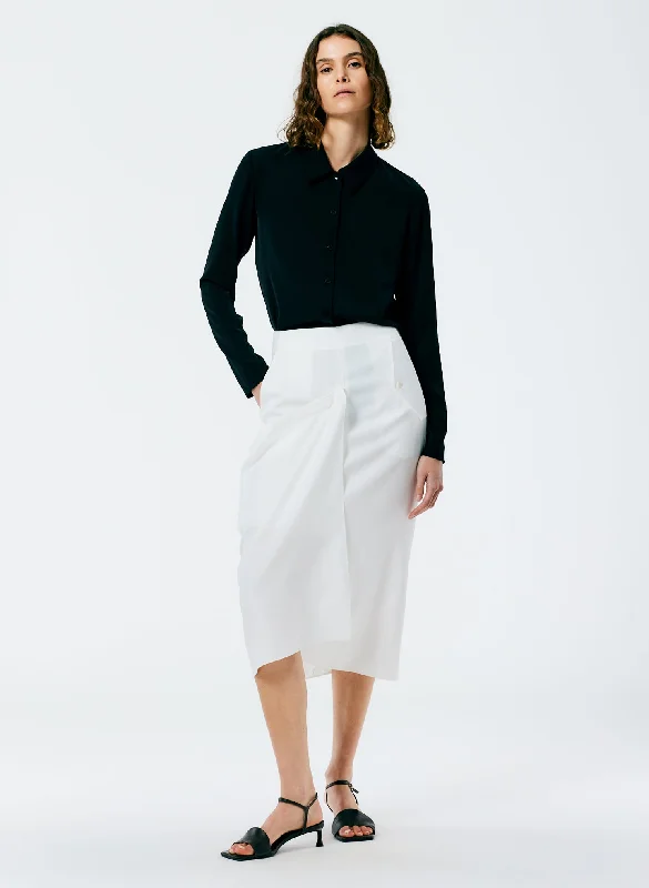 Lancaster Lyocell Draped Skirt