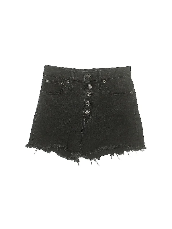 Low-Rise Denim Shorts