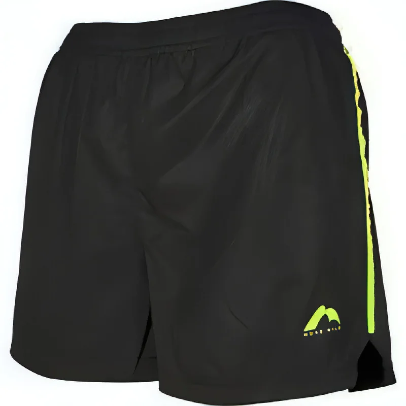 More Mile Square-Cut Womens Running Shorts - Black