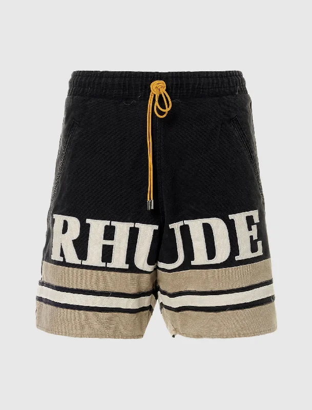 EMBROIDERED LOGO SHORT