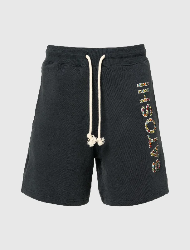 STUDDED LOGO SHORT