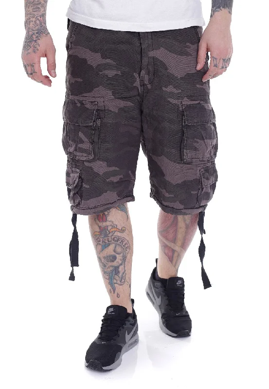 Surplus - Division Black Camo - Shorts