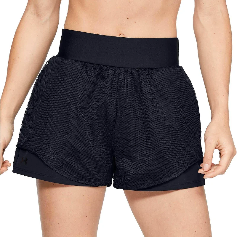 Under Armour Warrior Mesh Layer Womens Training Shorts - Black