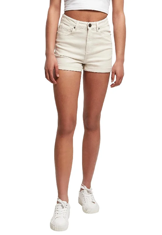 Urban Classics - Ladies 5 Pocket Whitesand - Shorts