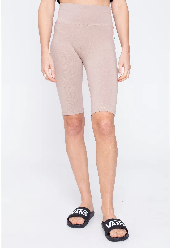 Urban Classics - Ladies Organic Stretch Jersey Cycle Softtaupe - Shorts