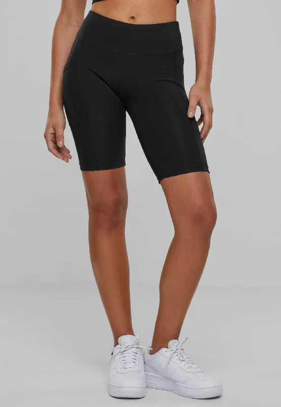 Urban Classics - Ladies Recycled Cycle Black - Shorts