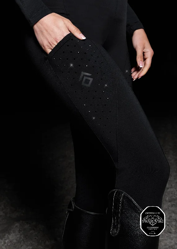 Black Nite Knee Grip Leggings