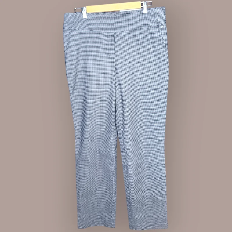 Dark Grey Small Checks Pants