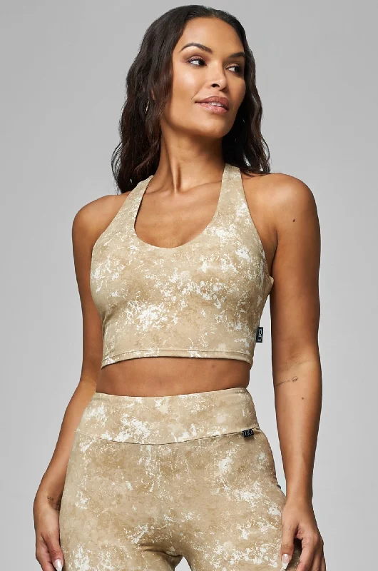 Gaia Built-In V-Tank Crop Top