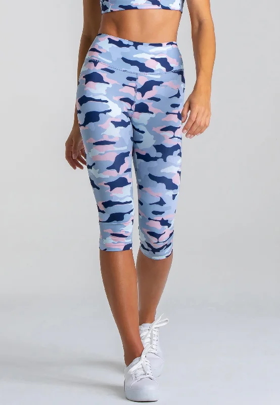 Impulse Crop Leggings mit hohem Bund - Camo