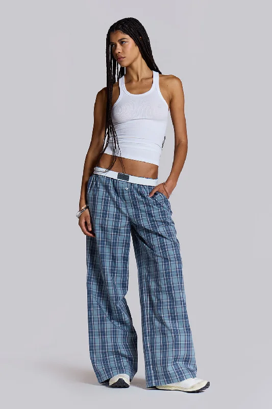 Jamie Check Boxer Trousers