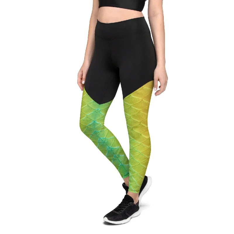 Jellyfish Jungle Sports Leggings