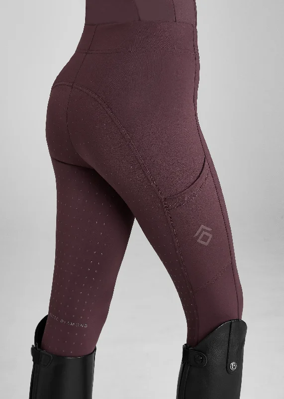 YR Deep Mauve Full Seat Leggings