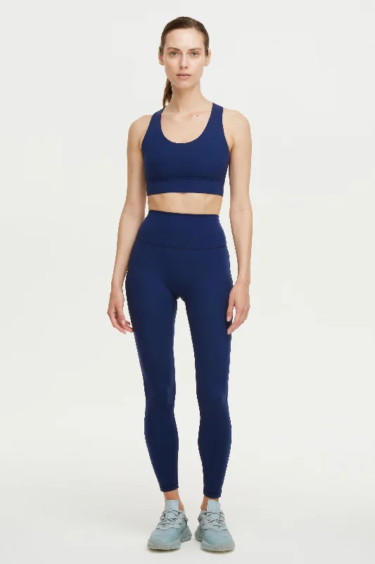 Motion Leggings mit hohem Bund - True Blue