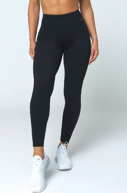 Black High Waist Scrunch Legging