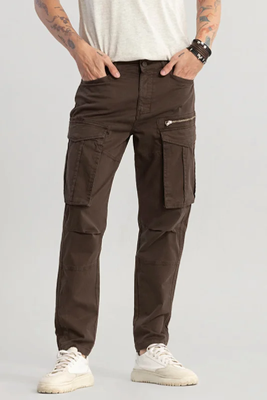 Outlander Dark Brown Cargo Pant