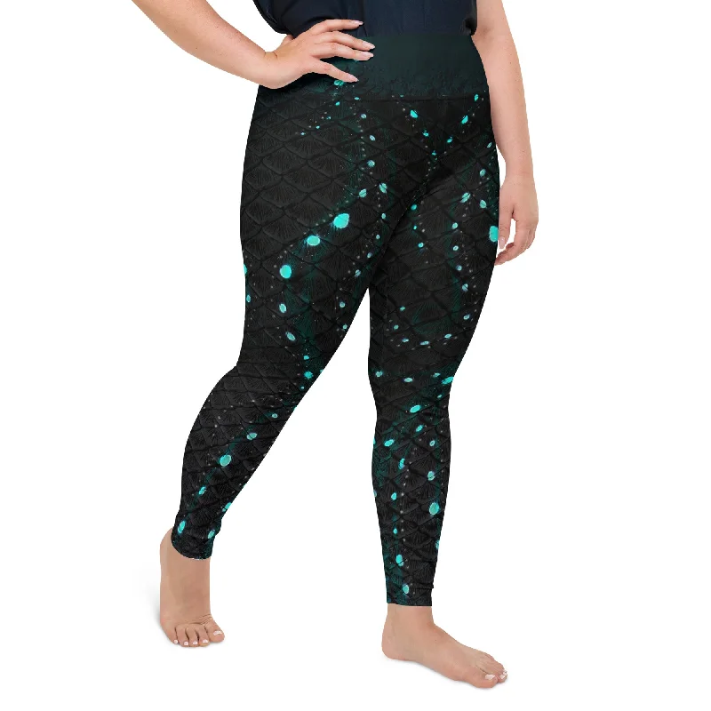 Twilight Tide Plus Size Leggings