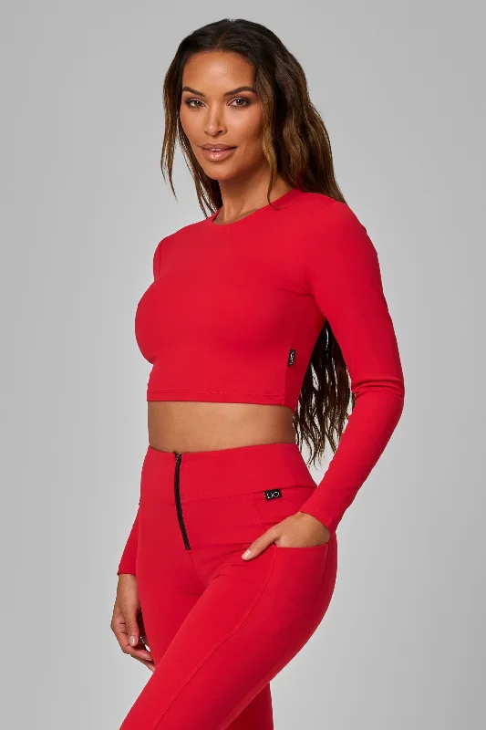 Vixen Long Sleeve Crop Top